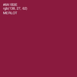 #8A1B3E - Merlot Color Image