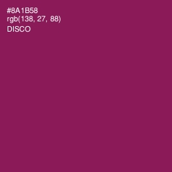 #8A1B58 - Disco Color Image