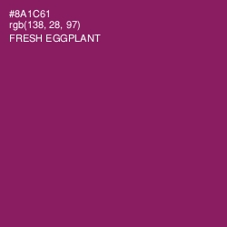 #8A1C61 - Fresh Eggplant Color Image