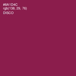 #8A1D4C - Disco Color Image