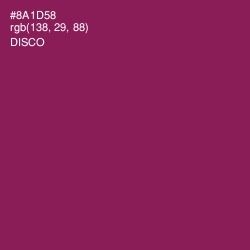 #8A1D58 - Disco Color Image