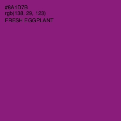 #8A1D7B - Fresh Eggplant Color Image