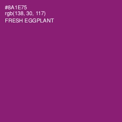 #8A1E75 - Fresh Eggplant Color Image