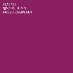 #8A1F61 - Fresh Eggplant Color Image