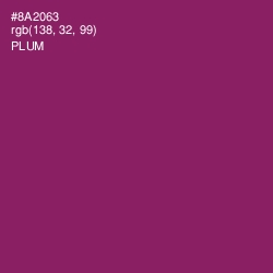 #8A2063 - Plum Color Image