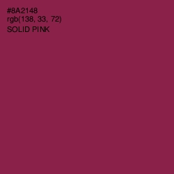 #8A2148 - Solid Pink Color Image