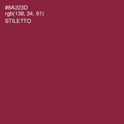 #8A223D - Stiletto Color Image