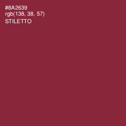 #8A2639 - Stiletto Color Image