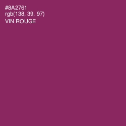 #8A2761 - Vin Rouge Color Image