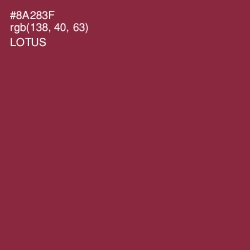 #8A283F - Lotus Color Image