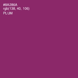 #8A286A - Plum Color Image