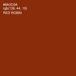 #8A2C0A - Red Robin Color Image