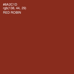 #8A2C1D - Red Robin Color Image