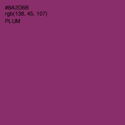 #8A2D6B - Plum Color Image