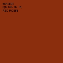 #8A2E0E - Red Robin Color Image