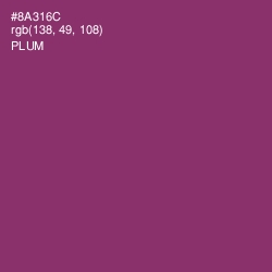 #8A316C - Plum Color Image