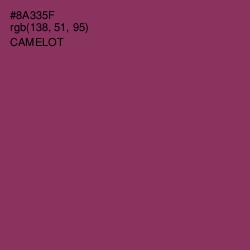 #8A335F - Camelot Color Image