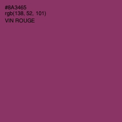 #8A3465 - Vin Rouge Color Image