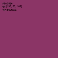 #8A3566 - Vin Rouge Color Image