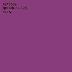 #8A3D7B - Plum Color Image