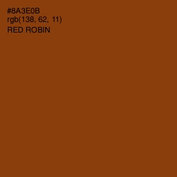 #8A3E0B - Red Robin Color Image