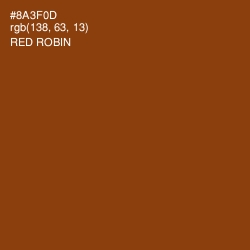 #8A3F0D - Red Robin Color Image