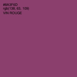 #8A3F6D - Vin Rouge Color Image