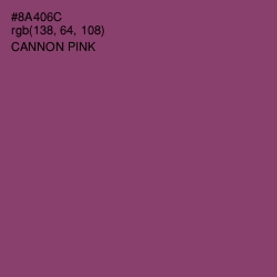 #8A406C - Cannon Pink Color Image