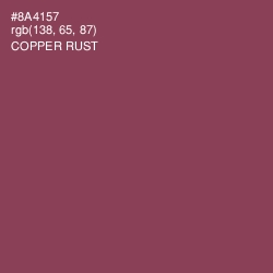 #8A4157 - Copper Rust Color Image