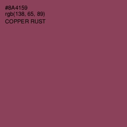 #8A4159 - Copper Rust Color Image