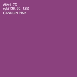 #8A417D - Cannon Pink Color Image