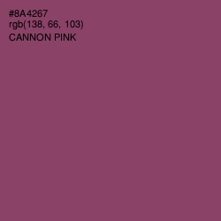 #8A4267 - Cannon Pink Color Image