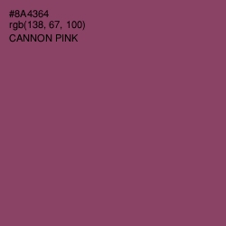 #8A4364 - Cannon Pink Color Image