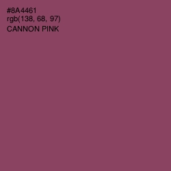 #8A4461 - Cannon Pink Color Image