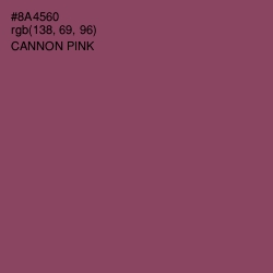 #8A4560 - Cannon Pink Color Image