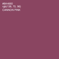 #8A4660 - Cannon Pink Color Image