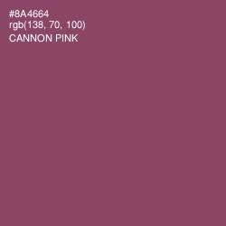 #8A4664 - Cannon Pink Color Image