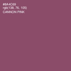 #8A4C69 - Cannon Pink Color Image