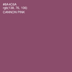 #8A4C6A - Cannon Pink Color Image