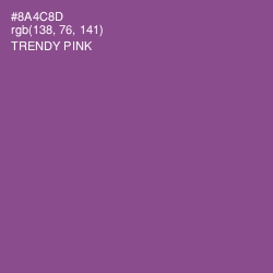 #8A4C8D - Trendy Pink Color Image