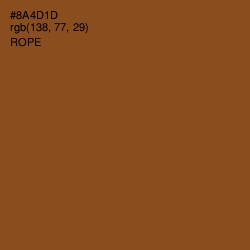 #8A4D1D - Rope Color Image