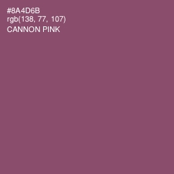 #8A4D6B - Cannon Pink Color Image