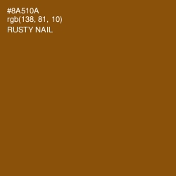 #8A510A - Rusty Nail Color Image