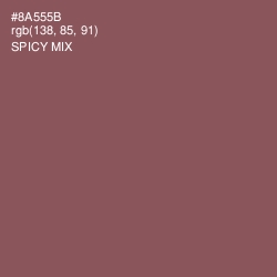 #8A555B - Spicy Mix Color Image