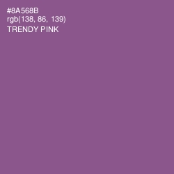 #8A568B - Trendy Pink Color Image