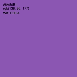 #8A56B1 - Wisteria Color Image