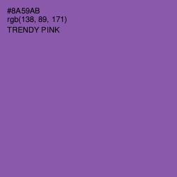 #8A59AB - Trendy Pink Color Image