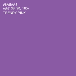 #8A5AA5 - Trendy Pink Color Image