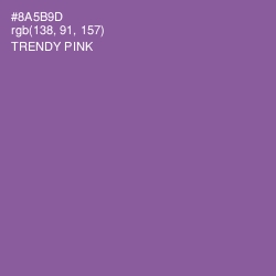 #8A5B9D - Trendy Pink Color Image