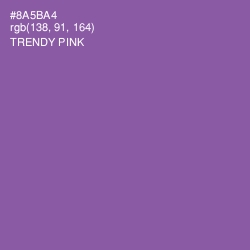 #8A5BA4 - Trendy Pink Color Image